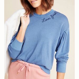 Anthropologie Sundry Love First Sweatshirt Small #149